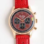 GF Factory Breitling Fake Watch Mechanical Automatic Movement 42MM Stainless Steel Red Watch